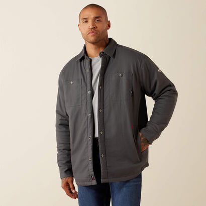 FR Flannel Insulated Shirt Jacket Front