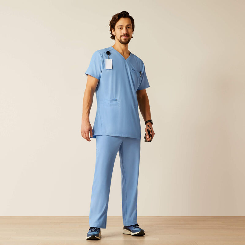 Derham 6 Pocket Scrub Top Full