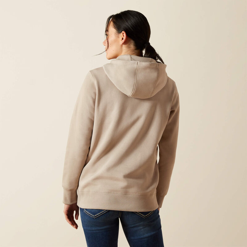 Rebar Skill Set 1/2 Zip Hoodie Back
