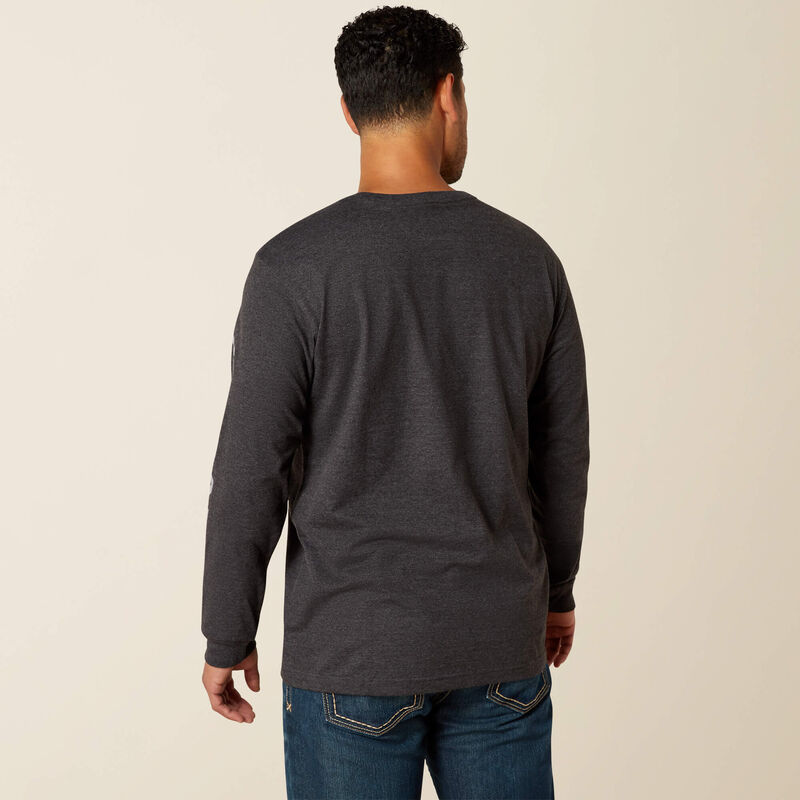 Rebar Cotton Strong Standard Logo Pocket T-Shirt Back