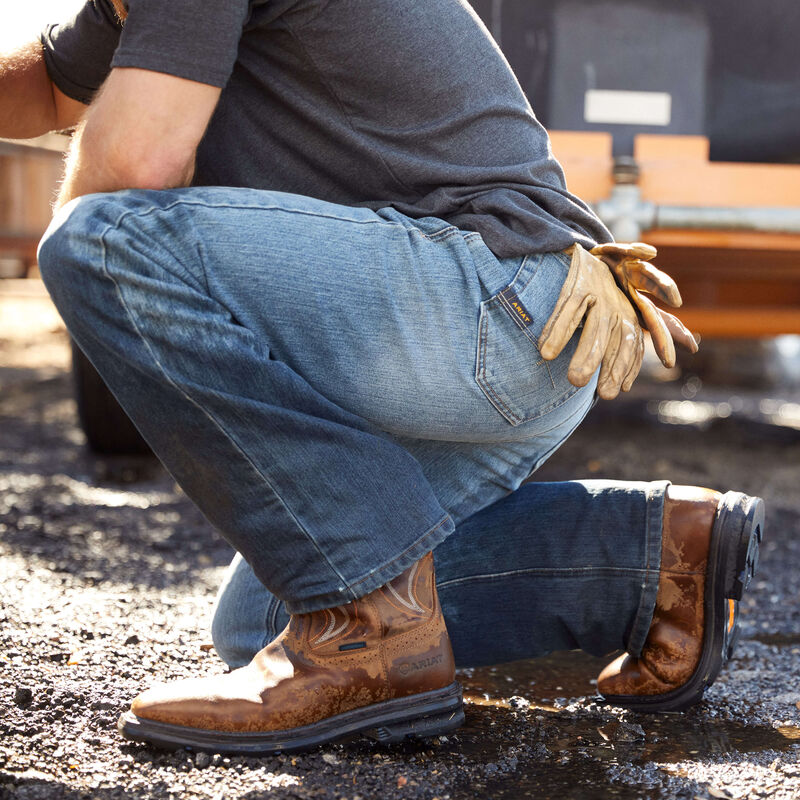 Sierra Shock Shield Waterproof Work Boot Lifestyle