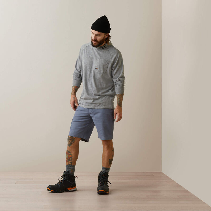 Rebar Cotton Strong Hooded T-Shirt Full