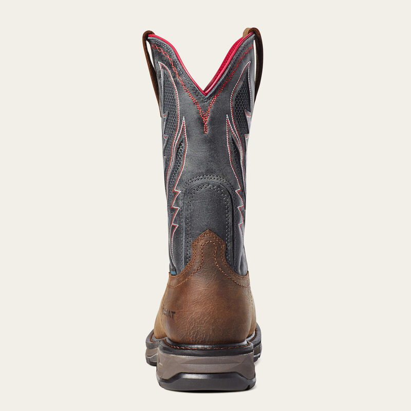 WorkHog XT VentTEK Waterproof Carbon Toe Work Boot Heel