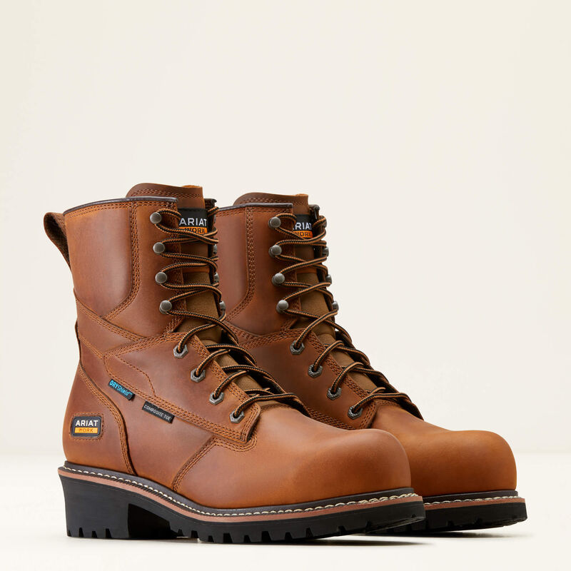 Logger Shock Shield Waterproof Composite Toe Work Boot Image 7 of 6