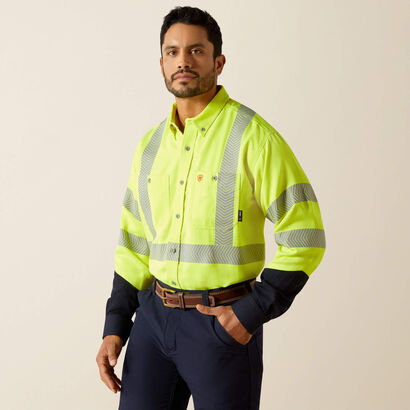 FR Hi-Vis Air Inherent Classic Fit Work Shirt Front