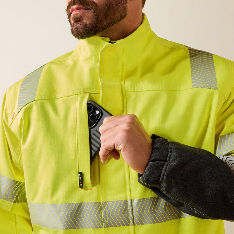 FR Hi-Vis Waterproof Insulated Jacket 01