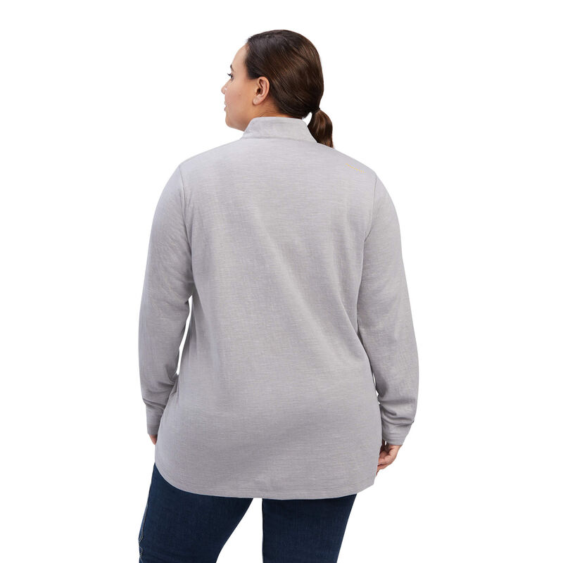 Rebar Foundation 1/4 Zip Shirt Back Plus