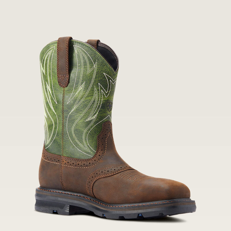 Sierra Shock Shield Steel Toe Work Boot Medial