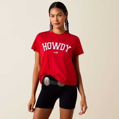 Collegiate Howdy T-Shirt Front