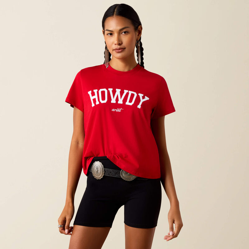 Collegiate Howdy T-Shirt Front