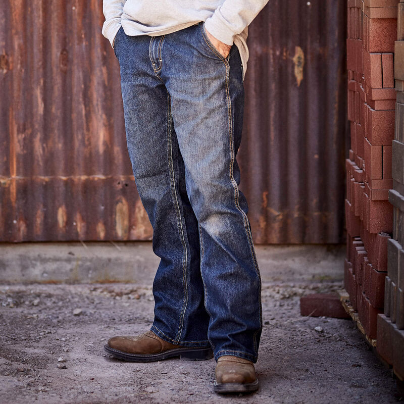 Rebar M5 Straight DuraStretch Edge Stackable Straight Leg Jean Lifestyle