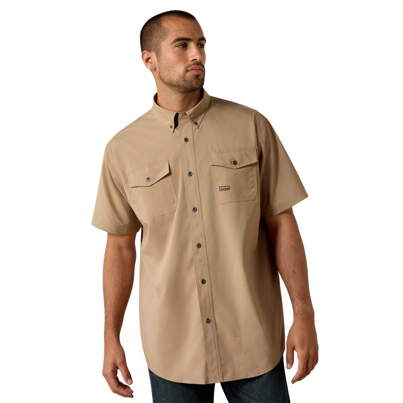 Rebar Made Tough VentTEK DuraStretch Work Shirt Front