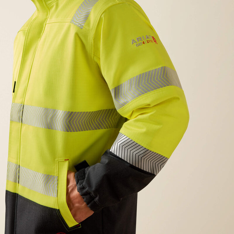 FR Hi-Vis Waterproof Insulated Jacket 02