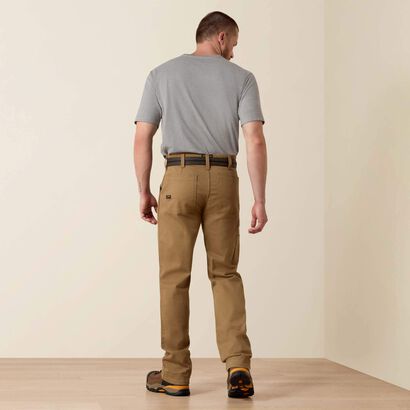 Rebar M4 Relaxed DuraStretch Washed Twill Dungaree Boot Cut Pant Back