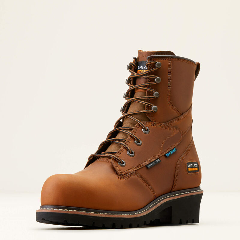 Logger Shock Shield Waterproof Composite Toe Work Boot Image 1 of 6