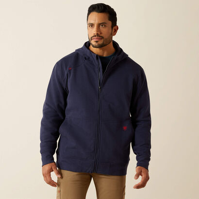 FR DuraStretch Heavyweight Fleece Full Zip Hoodie Front