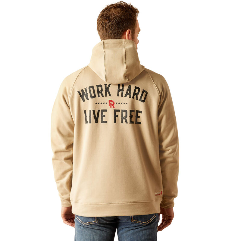 FR DuraStretch Work Hard Live Free Hoodie Image 2 of 5