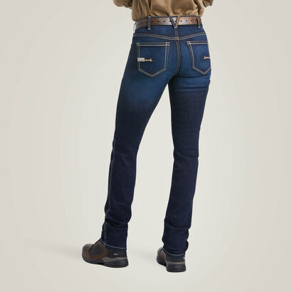 Rebar Perfect Rise Work Flex Riveter Slim Leg Jean