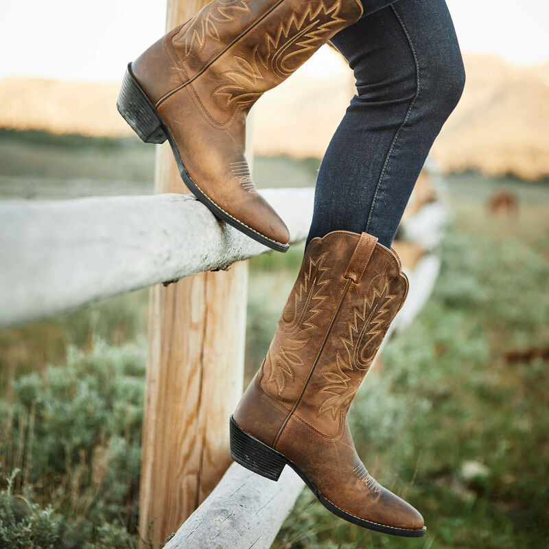 Heritage R Toe Western Boot Lifestyle