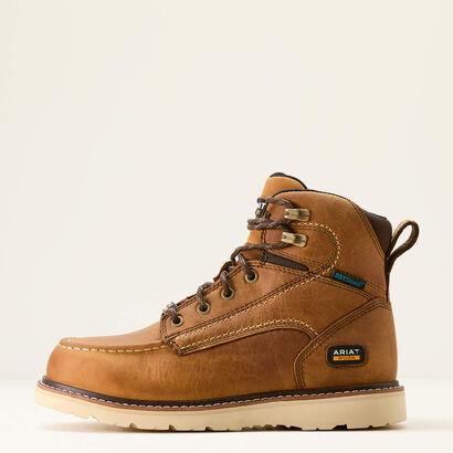 Rebar Wedge Moc Toe Waterproof Work Boot Side