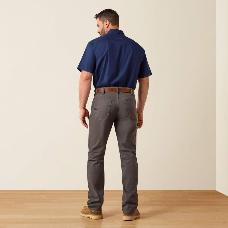 Rebar M4 Low Rise DuraStretch Made Tough Stackable Straight Leg Pant Back