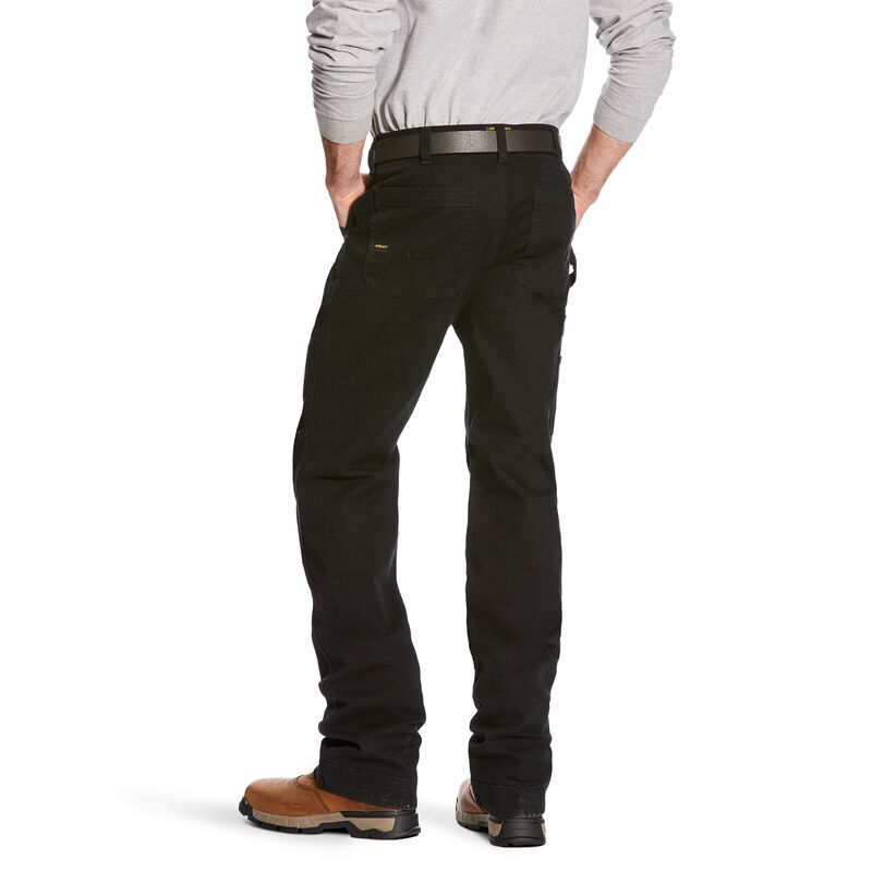Rebar M4 Relaxed DuraStretch Washed Twill Dungaree Boot Cut Pant Image 2 of 1