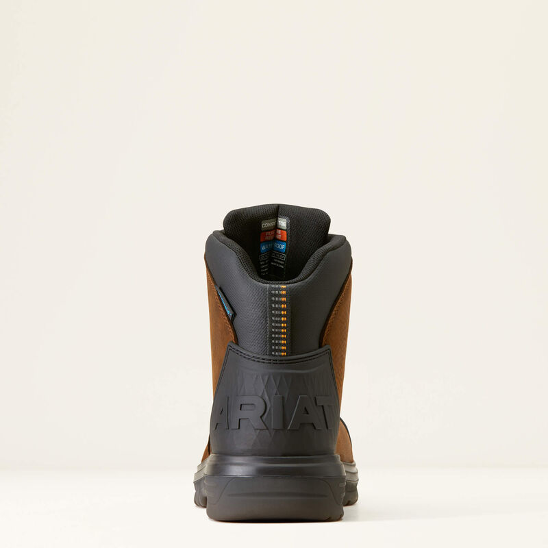 Turbo Outlaw 6" CSA Waterproof Carbon Toe Work Boot Heel