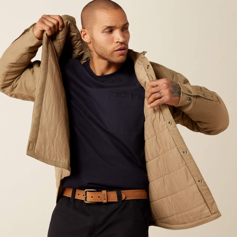 FR Flannel Insulated Shirt Jacket 02