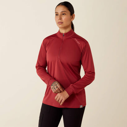 Rebar Sunblocker 1/2 Zip T-Shirt Front