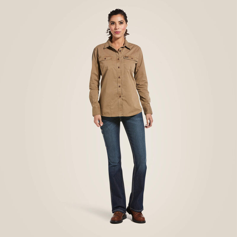 Rebar Washed Twill Work Shirt Full