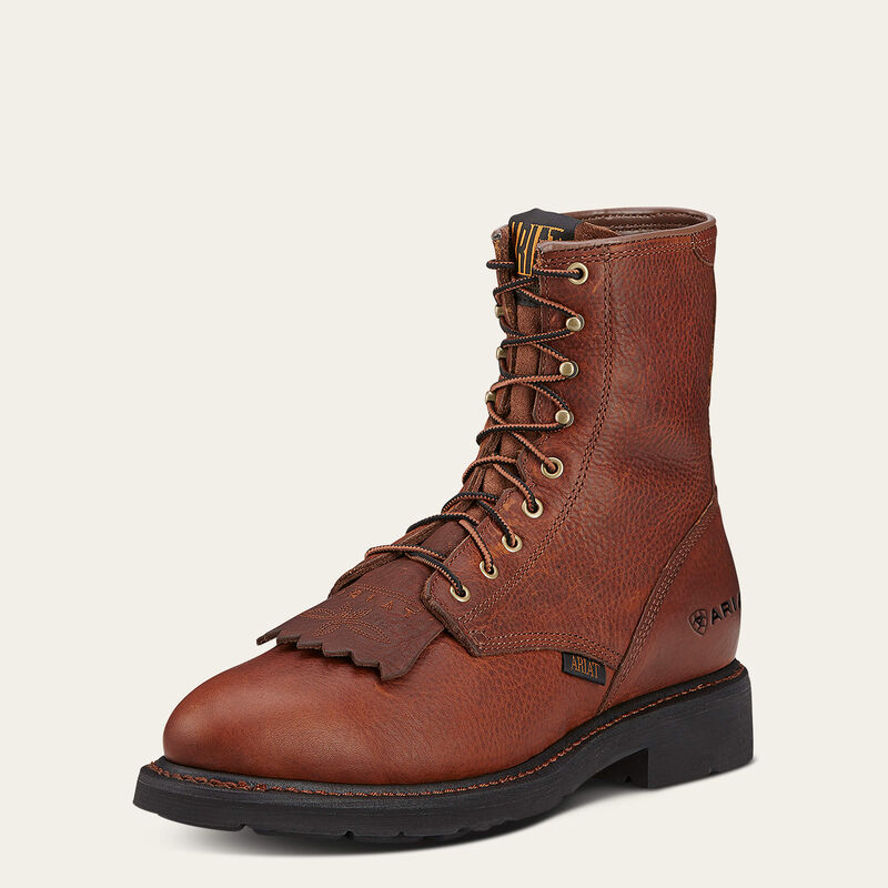 Cascade 8" Waterproof Work Boot 3-4 Front