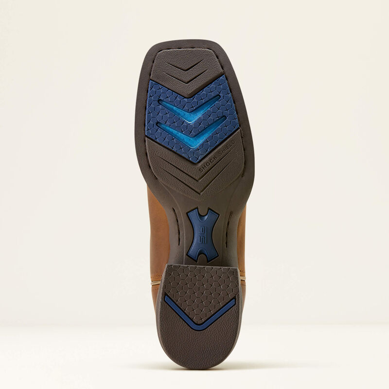 Cattle Caite Wide Square Toe Western Boot Sole