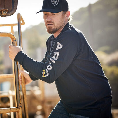 Rebar Cotton Strong Graphic T-Shirt Lifestyle