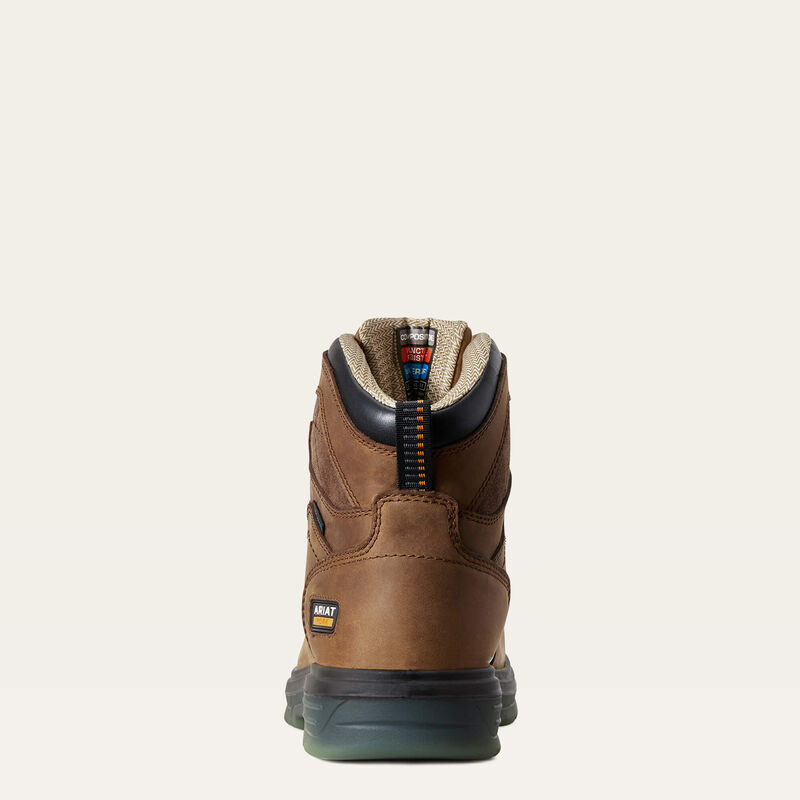 Turbo 6" H2O CSA Carbon Toe Work Boot Heel