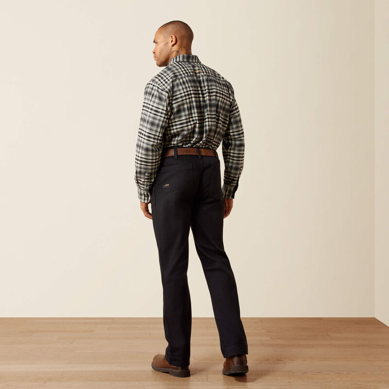 Rebar M4 Relaxed DuraStretch Washed Twill Dungaree Boot Cut Pant 03