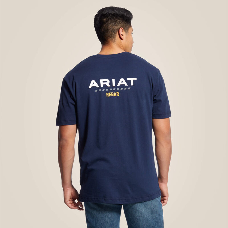 Rebar Cotton Strong Logo T-Shirt Front