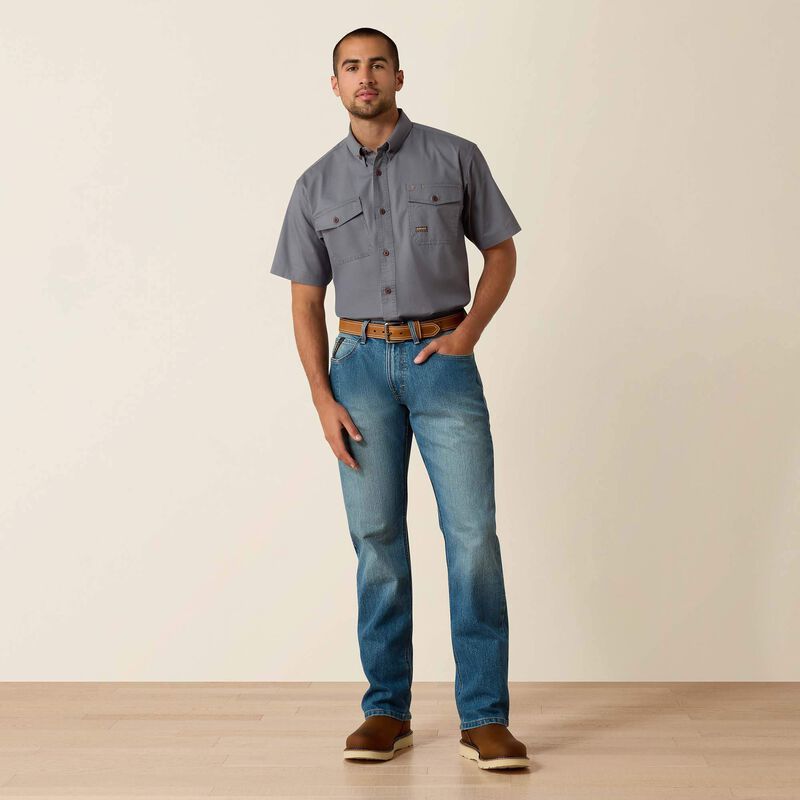 Rebar M5 DuraStretch Basic Stackable Straight Leg Jean Full