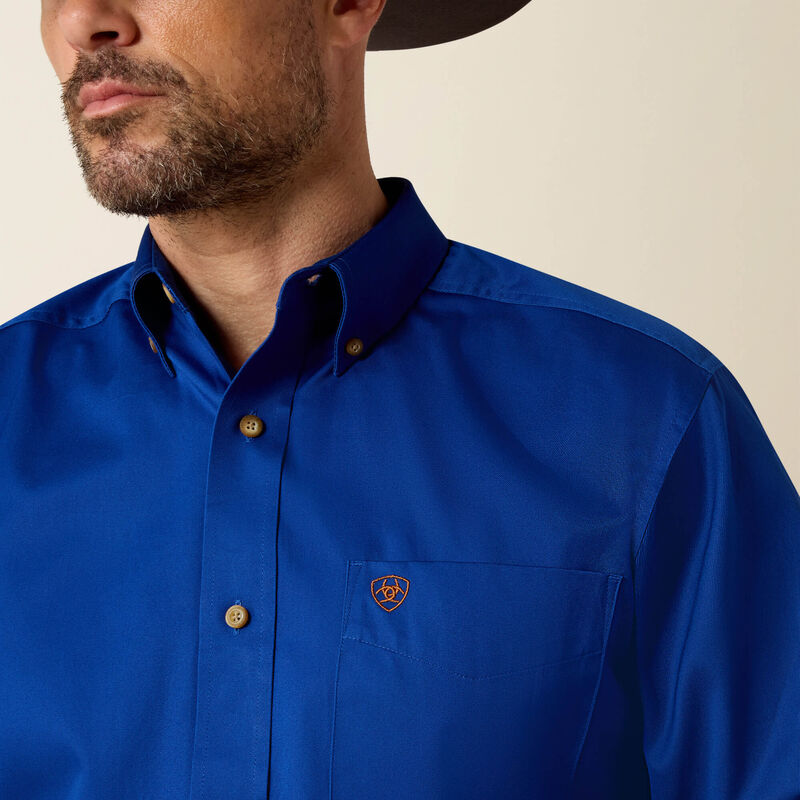 Solid Twill Classic Fit Shirt Image 4 of 5