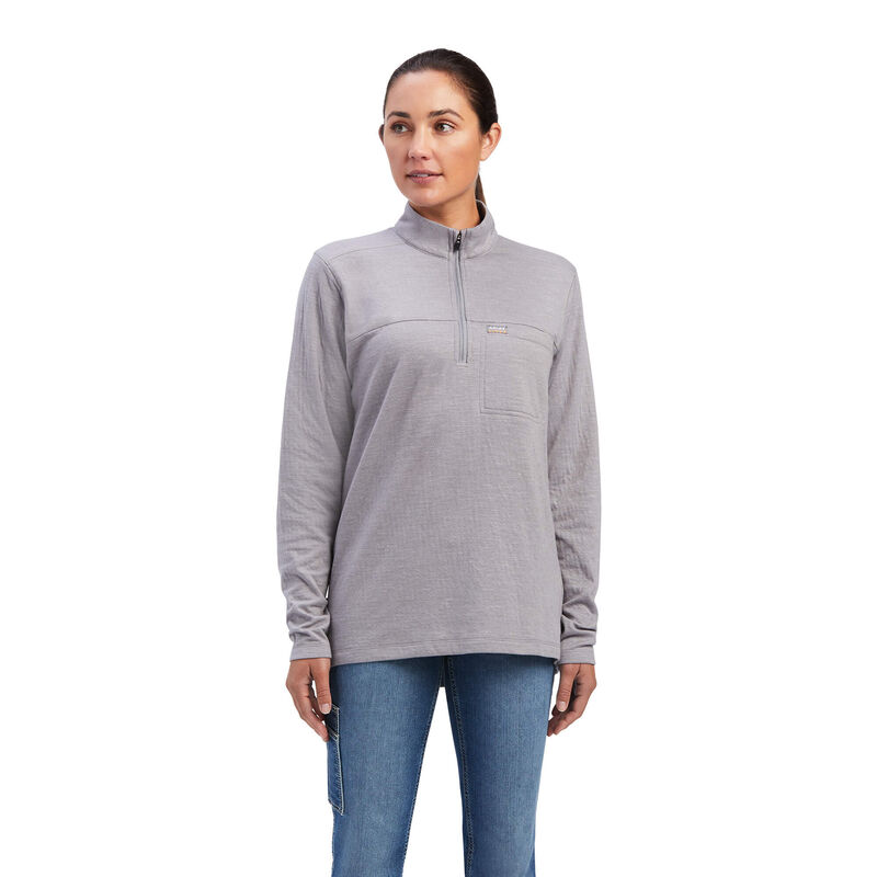 Rebar Foundation 1/4 Zip Shirt Front