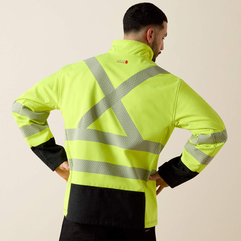 FR Vernon Hi-Vis Softshell Jacket Image 2 of 4