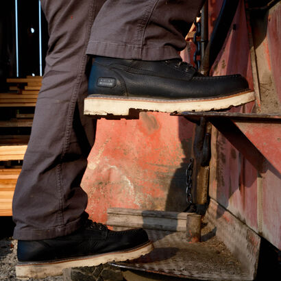 Rebar Lift 6" Waterproof Work Boot Lifestyle