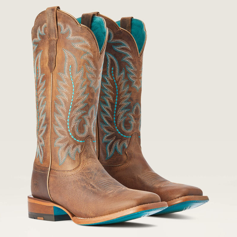 Frontier Tilly Wide Square Toe Western Boot Pair