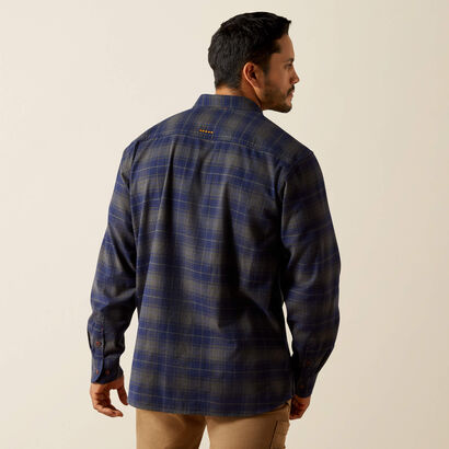 Rebar Flannel DuraStretch Work Shirt Back