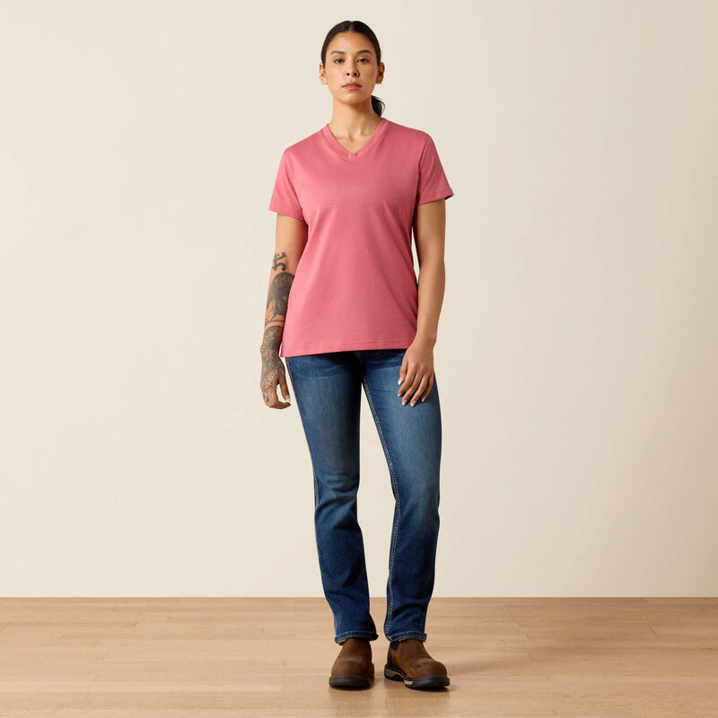 Rebar Cotton Strong Standard V-Neck T-Shirt Full
