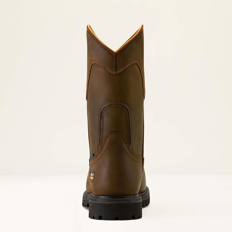 Longview Shock Shield MetGuard Waterproof Composite Toe Work Boot Heel