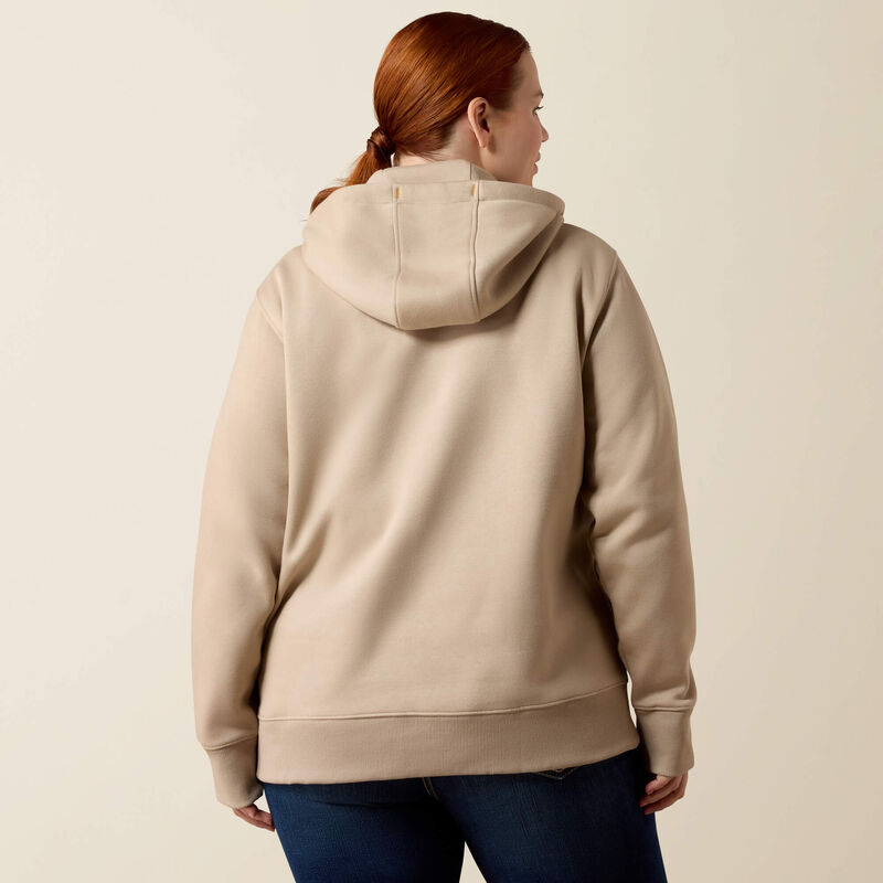Rebar Skill Set 1/2 Zip Hoodie Back Plus
