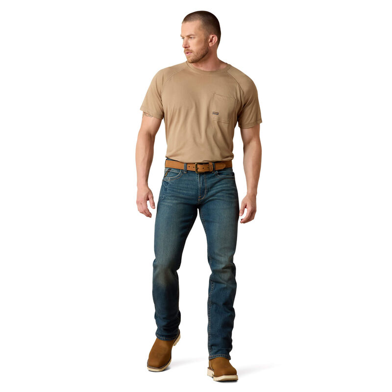 Rebar M5 Straight DuraStretch Edge Stackable Straight Leg Jean Full
