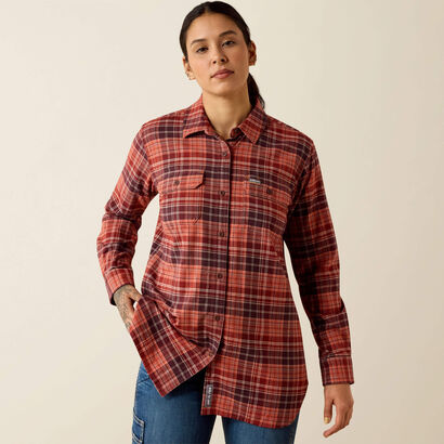 Rebar DuraStretch Flannel Tunic Front