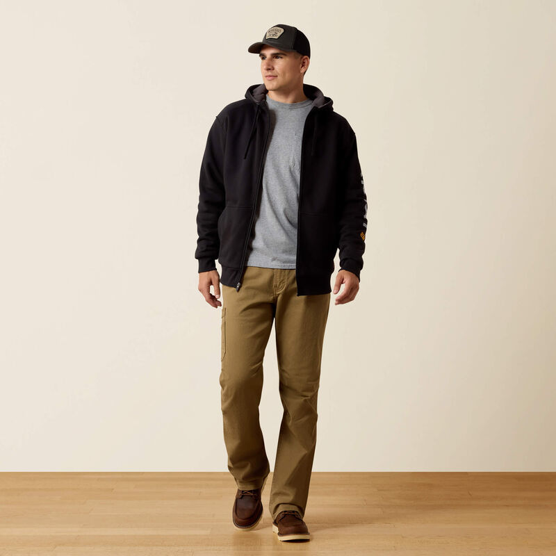 Rebar All-Weather Full Zip Hoodie Full