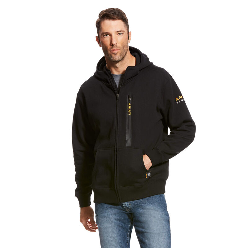 Rebar Workman Full Zip Hoodie Front